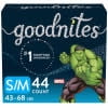 Goodnites Overnight Underwear for Boys, S/M (43-68 lb.), 44 Ct