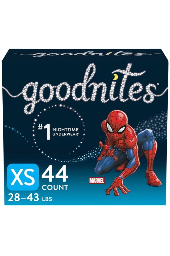 Overnight Underwear for Boys, XS (28-43 lb.), 44 Ct
