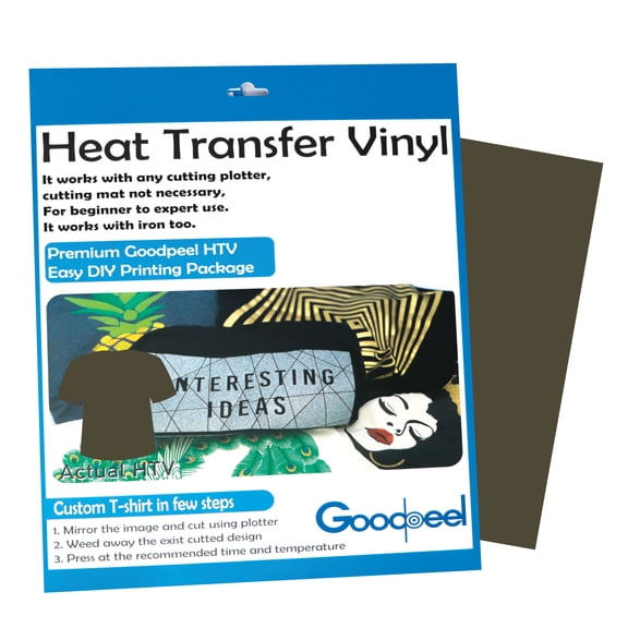 Goodpeel hotpeel HTV 10in X 12in 15 sheets pack Army Green