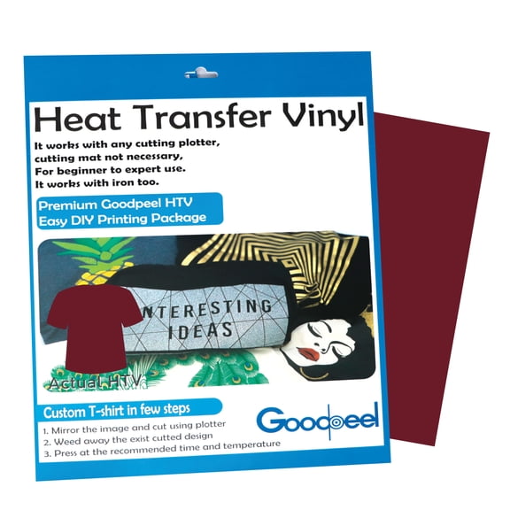 Goodpeel hotpeel HTV 10in X 12in 15 sheets pack Brown