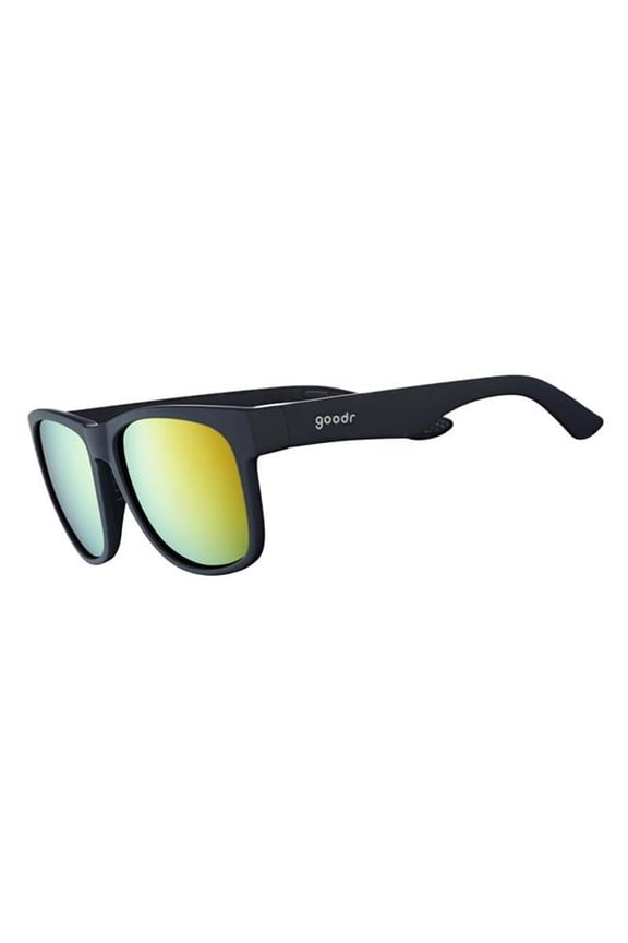 8122004 Unisex Black Frame Yellow Lens Polarized Sunglasses