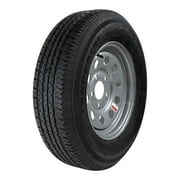 Goodride 15" 6 Ply Radial Trailer Tire & Wheel - ST 205/75R15 5 Lug (Silver Mod), / 5x4.5 Bolt Pattern