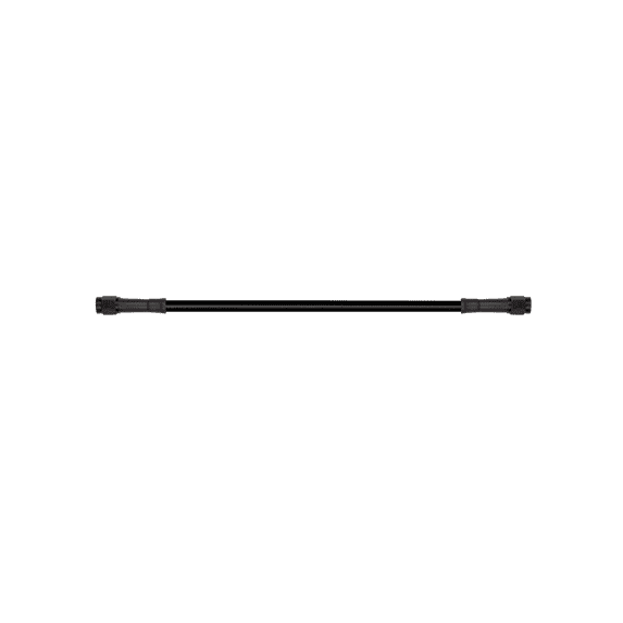 Goodridge 36in Universal Brake Line Assembly w/Black Zinc Fittings & Black Hose