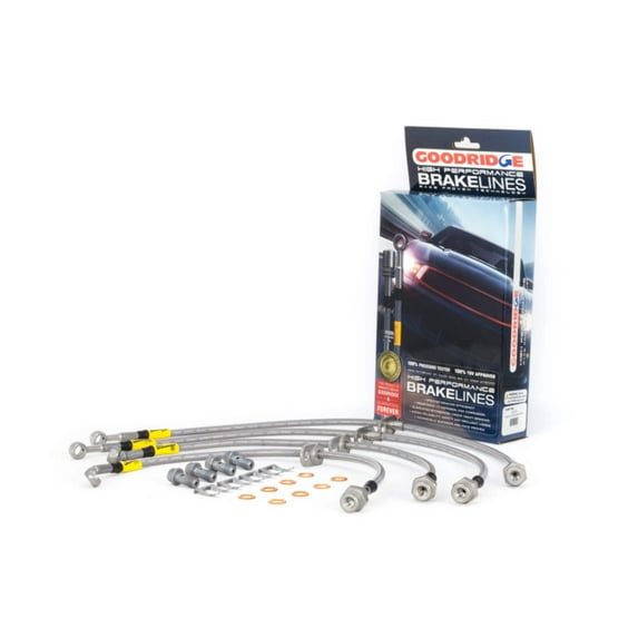 Goodridge Usa 20028 G Stop Ss Braided Brake Line Kit Fits 13 15 Ilx Fits select: 2013 ACURA ILX 20 PREMIUM, 2015 ACURA ILX 20