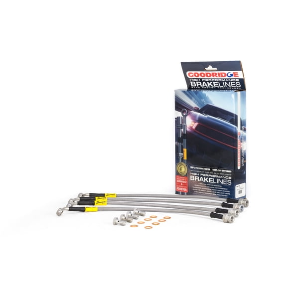 Goodridge Usa 21114 G Stop Ss Braided Brake Line Kit Fits 05 12 Pathfinder Fits select: 2005-2012 NISSAN PATHFINDER