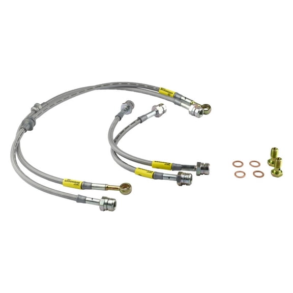 Goodridge Usa 39079 G Stop Ss Braided Brake Line Kit Fits 05 11 Eos Golf Jetta Fits select: 2006 VOLKSWAGEN JETTA, 2005 VOLKSWAGEN JETTA 2.5