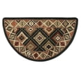 thumbnail image 1 of Goods of the Woods Southwest Pattern Hearth Rug, 42" Half Round, 1 of 3