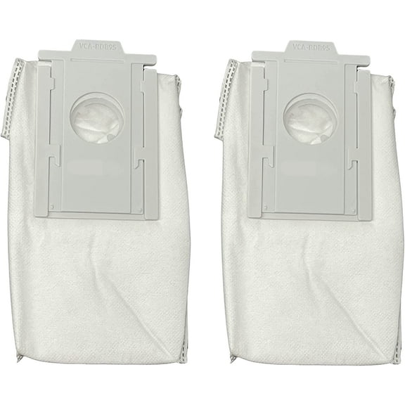 Goodsby 2 Pack Replacement Dust Bags VCA-RDB95 for SAMSUNG Jet Bot +, Jet Bot AI + Plus Robot Vacuum Clean Station Base Dirt Dustbags Accessories Replacement Parts