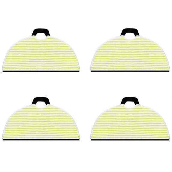 Goodsby 4 Pack Replacement Mop Pad Set Mopping Pads for Shark AI VACMOP Robot AV2000WD RV2000WD RV2001WD RV2001WDCA RV2001WRUS Vacuum Cleaner