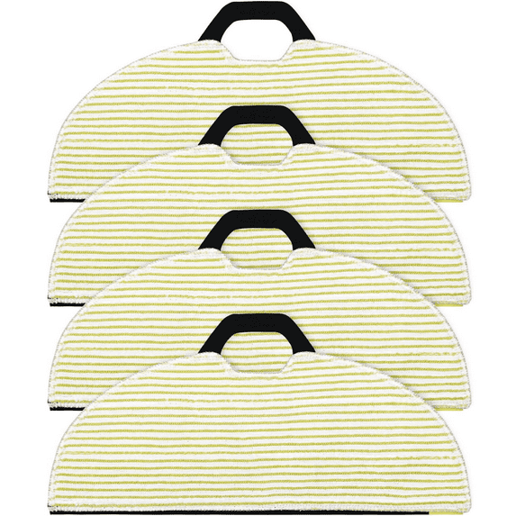 Goodsby 4x Replacement Washable Reusable Mopping Mop Pads for Shark AI Ultra 2 in1 AV2610WA AV2610WACA RV2400WD RV2410WD RV2600WA RV2600WD RV2610WA RV2610WACA RV2610WD RV2610WDCA RV2620WD Robot Vacuum