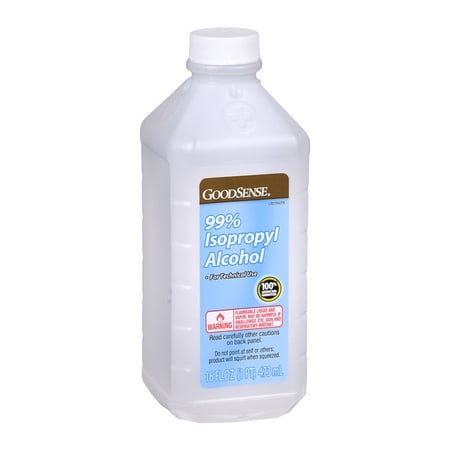 Goodsense 99 Percent Isopropyl Alcohol for Technical Use, 16 Oz, 6 Pack