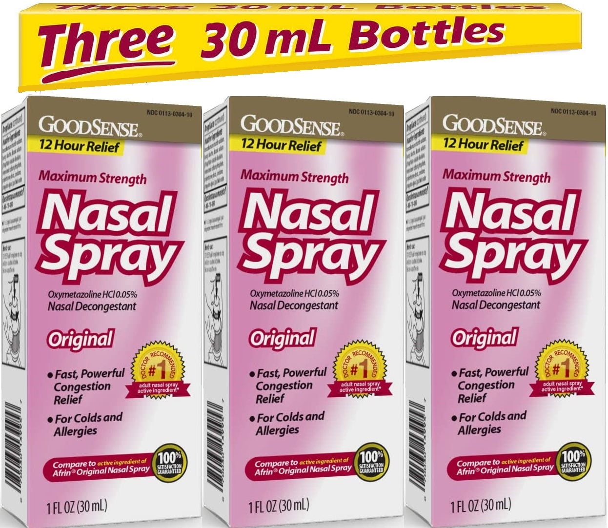 Goodsense Original Maximum Strength 12 Hour Nasal Congestion Relief