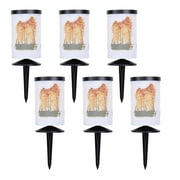 Goodsmann 6 pack printing fabric solar Landscape cloth Lighting Lights?Patent Pending?(Tree9924-0213-01)