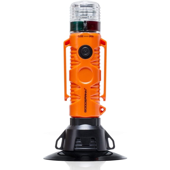 Goodsmann LED Auto Mobile/Marine Signal Stern Light with Suction Cup & Magnetic Base 9924-F101-01
