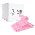 thumbnail image 1 of Northern Brothers Non-Slip Plastic Space-Saving Kids Closet Hangers(100 Pack,Pink), 1 of 6