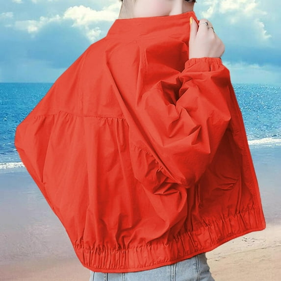 Goodtrade8 Coats for Women Winter Zip up Plus Size Outerwear Solid Color Long Sleeve Crew Neck Pocket Casual Womens Tops