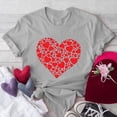 thumbnail image 1 of Goodtrade8 Crew Neck Valentines Womens Shirts Heart Valentines Womens Clothes Pullover Short Sleeve Cute Gifts Printed Tops for Women, 1 of 4