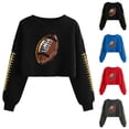 thumbnail image 1 of Goodtrade8 Cropped Winter Sweatshirts for Women Graphic Sportswear Crewneck Sports Casual Leisure Long Sleeve Sweatshirts for Women, 1 of 6