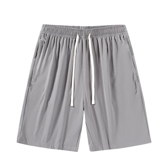 Goodtrade8 Dry Fit Athletic Shorts for Men Pockets Slik Workout Short Pants Running,Lightweight Drawstring Elastic Waist Hombre Mens Shorts Summer,Size 30
