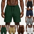 thumbnail image 1 of Goodtrade8 Dry Fit Athletic Shorts for Men Pockets Workout Short Pants Running Drawstring,Summer Stretch Breathable Mens Shorts Elastic Waist, 1 of 5