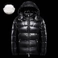 thumbnail image 1 of Goodtrade8 Fleece Mens Jacket with Hoodie Hooded Zip up Pocket Long Sleeve Casual Plain Men Coats with Hood, 1 of 7
