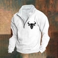 thumbnail image 1 of Goodtrade8 Half Zipper Tops for Men Zip Mock Neck Graphic Long Sleeve Casual Mens Sweatshirts, 1 of 3