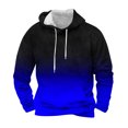 thumbnail image 1 of Goodtrade8 Hooded Oversized Sweatshirts for Men Tie Dye Athletic Long Sleeve Drawstring Pocket Plus Size Mens Hoodies, 1 of 4