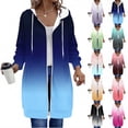 thumbnail image 1 of Goodtrade8 Hooded Sweatshirt Hoodies for Women Outwear Long Sweatshirt Long Sleeve Outwaer Graphic Casual Drawstring Women Tops, 1 of 6