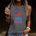 thumbnail image 1 of Goodtrade8 July 4th Tank Tops for Women American Flag Pullover Red White and Blue Casual Sleeveless Shirts Summer Patriotic Crew Neck Womens Tanks Sports, 1 of 4