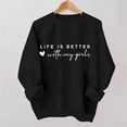 thumbnail image 1 of Goodtrade8 Long Sleeve Sweatshirts for Women Pullover Shirts Gifts for Girlfriend Graphic Valentine Love Cute Crew Neck Womens Tops Heart, 1 of 6
