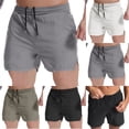 thumbnail image 1 of Goodtrade8 Mens Dry Fit Athletic Shorts Pockets Running Short Pants Breathable,Summer Drawstring Stretch Ropa Shorts for Men Elastic Waist,Size 27, 1 of 7