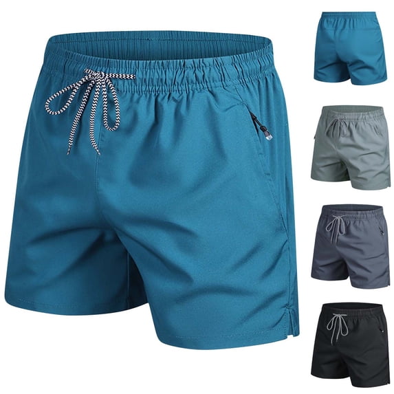 Goodtrade8 Mens Dry Fit Athletic Shorts Running Stretch Short Pants Workout Pockets Drawstring,Moisture Wicking Summer Shorts for Men Breathable,Size 27