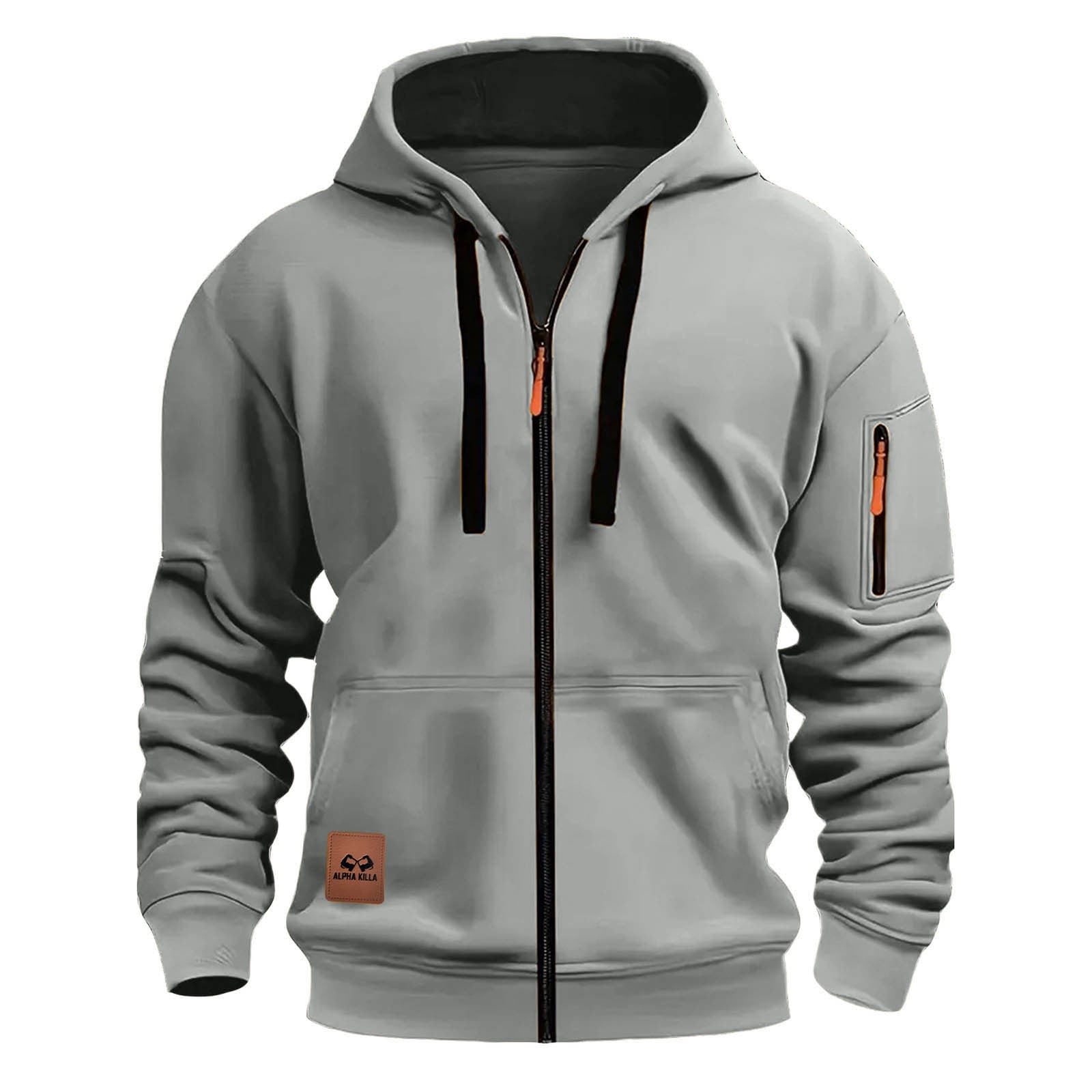 Zip Up Hooded Sweatshirt