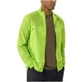 thumbnail image 1 of Goodtrade8 Mens Jackets Lightweight Zip up Sun Protection Shirt Jacket Casual Outdoor Green Stand Collar Plain Coats for Men, 1 of 8