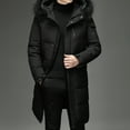 thumbnail image 1 of Goodtrade8 Mens Jackets with Hoods Length Pockets Fleece Plain Hooded Casual Long Sleeve Mens Hoodies, 1 of 9