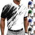 thumbnail image 1 of Goodtrade8 Mens Polo Shirts Summer Pullover Short Sleeve Button up Work Gift for Men Casual Graphic T-Shirts for Men, 1 of 6