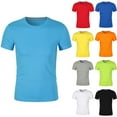 thumbnail image 1 of Goodtrade8 Mens Short Sleeve T-Shirts Athlete Casual Pullover Moisture-Wicking Dry Fit Crew Neck Plain Summer Tops for Men Fitness, 1 of 6