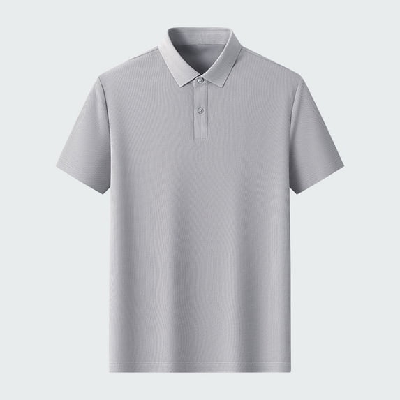 Goodtrade8 Mens Summer Shirts Short Sleeve Polo Pullover Casual Collared Work Regular T-Shirts for Men Plain