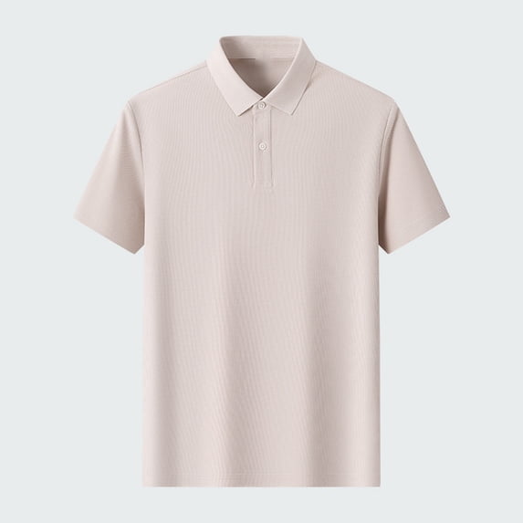 Goodtrade8 Mens Summer Shirts Short Sleeve Polo Pullover Collared Casual Plain Outdoor Work Regular T-Shirts for Men