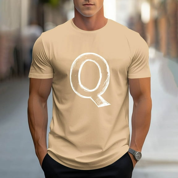 Goodtrade8 Mens Summer Shirts Work Pullover Short Sleeve Travel Round Neck Pattern Big and tall T-Shirts for Men Gym