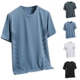 thumbnail image 1 of Goodtrade8 Mens Summer T-Shirts Casual Plain Pullover Sports Breathable Lightweight Outdoor Short Sleeve Shirts for Men Crew Neck, 1 of 8