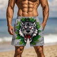 thumbnail image 1 of Goodtrade8 Mens Summer Vacation Shorts Pockets Board Shorts Swimwear Elastic Waist Summer Vacation Breathable Drawstring Holiday Swim Shorts for Men Casual,Size S, 1 of 9