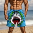 thumbnail image 1 of Goodtrade8 Mens Swimming Trunks Pockets Elastic Waist Swimwear Board Shorts Casual Breathable Drawstring Summer Vacation Swim Shorts for Men Holiday,Size XL, 1 of 9