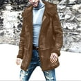 thumbnail image 1 of Goodtrade8 Mens Thick Jackets Pockets Fleece Outwear Winter Big and Tall Warm Zipper Long Sleeve Coats for Men, 1 of 6