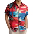 thumbnail image 1 of Goodtrade8 Pockets Shirts for Men Short Sleeve Summer Work Shirts Ropa Para Hombre Button down Gift for Men Hawaiian Tops Graphics Vacation Mens T-Shirts Casual, 1 of 5