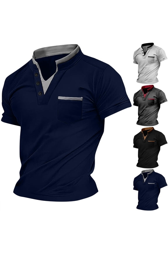 Sports T-Shirts for Men Short Sleeve Workout Pullover Summer Plain Casual Mens Shirts Outdoor