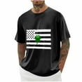 thumbnail image 1 of Goodtrade8 St Patricks Day Mens Clothes Big and Tall Crew Neck Printed Athletic Casual Short Sleeve Men's T-Shirt, 1 of 3