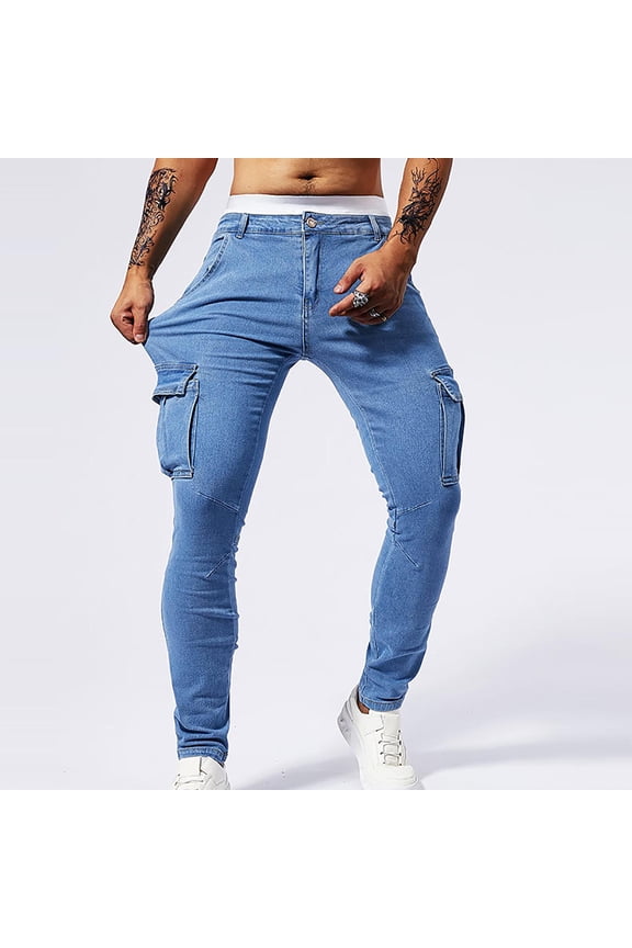 Straight Leg Big and Tall Sweatpants for Men with Pockets Joggers Activewear Solid Color Drawstring Casual Workout Pants for Men