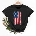 thumbnail image 1 of Goodtrade8 Summer Shirts for Women July 4th American Flag Pullover Short Sleeve Red White and Blue Independence Day Casual , Graphic Fashion Juniors Tops Red White and Blue, 1 of 7