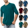 thumbnail image 1 of Goodtrade8 Summer Shirts for Men Big and Tall Hiking Sports Shirt Plain Short Sleeve Casual Crew Neck Workout Mens Shirts, 1 of 6